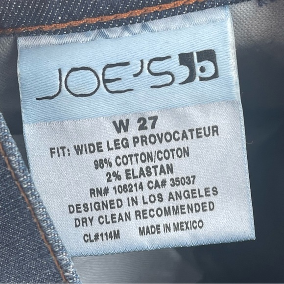 Joe's Jeans Indigo Denim Shorts WIDE LEG PROVOCATEUR 27 - Picture 5 of 5